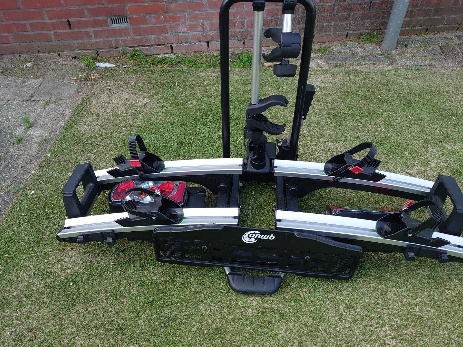 Anwb Touring 2 Flex plus fietsdrager geschikt voor E-bike, Auto diversen, Ophalen, Zo goed als nieuw, 2 fietsen, Trekhaakdrager