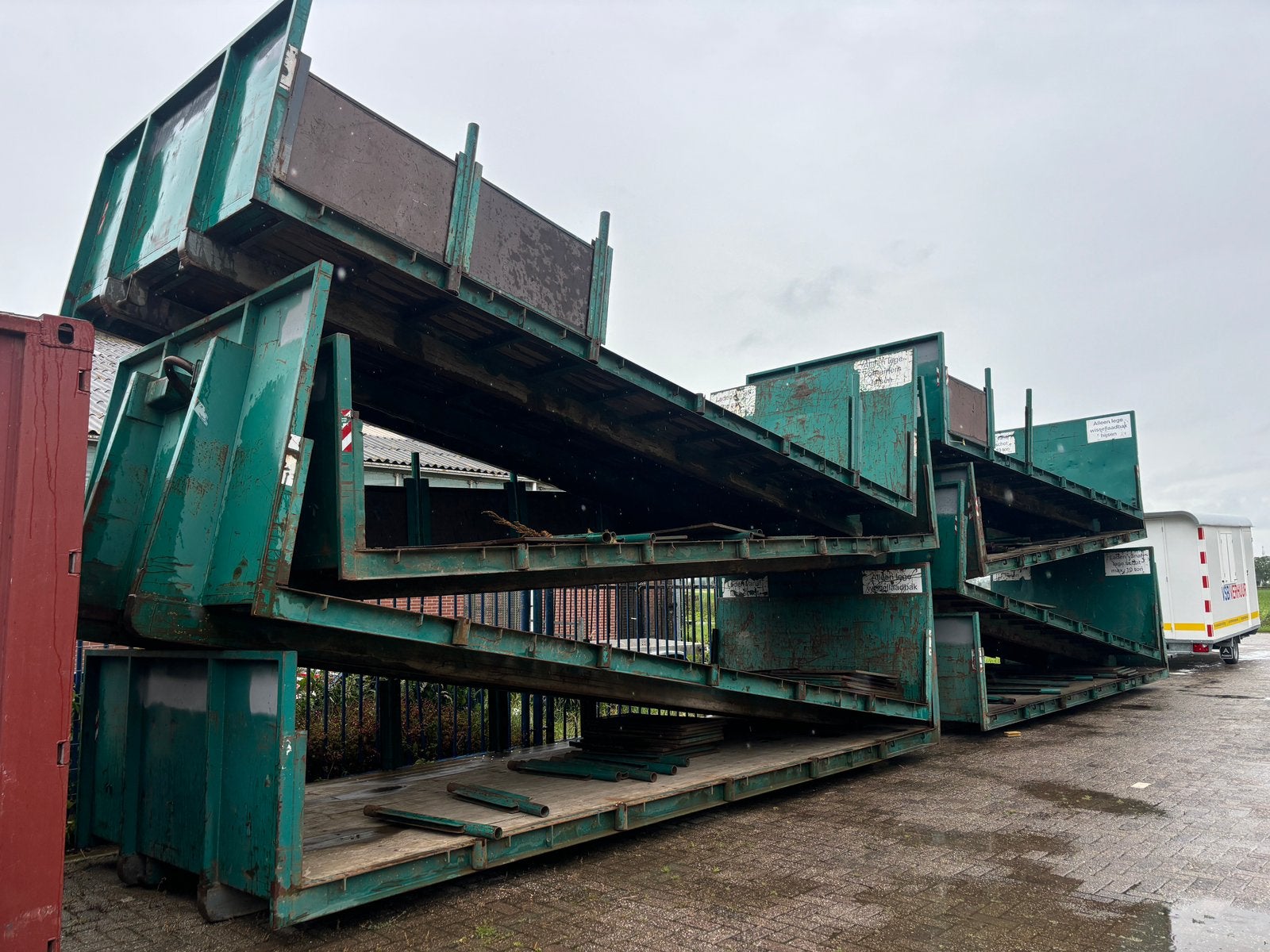 2018 Containerflat afzetbak flatbat haakarm, Ophalen, Overige merken