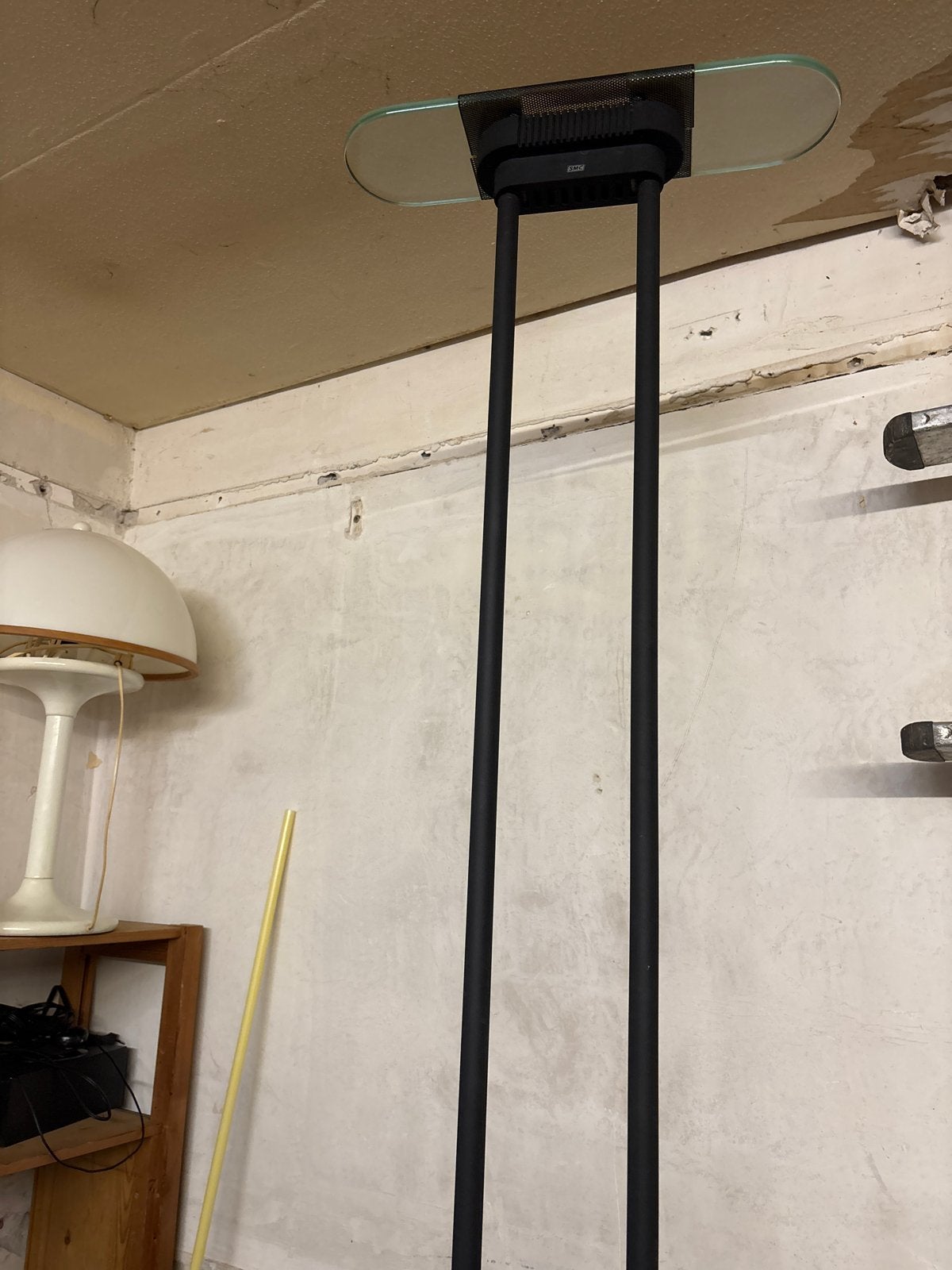 SMC Vloerlamp 183cm met Dimmer - Modern Design, Ophalen, Gebruikt, Metaal, 150 tot 200 cm