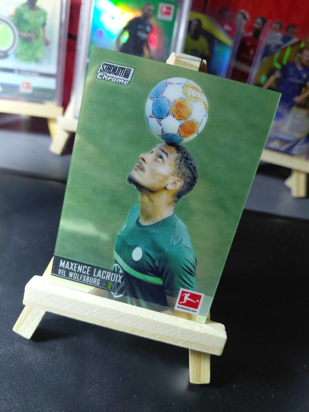 maxence lacroix (wolfsburg/chelsea) topps chrome, Ophalen of Verzenden, Nieuw, Buitenlandse clubs, Spelerskaart