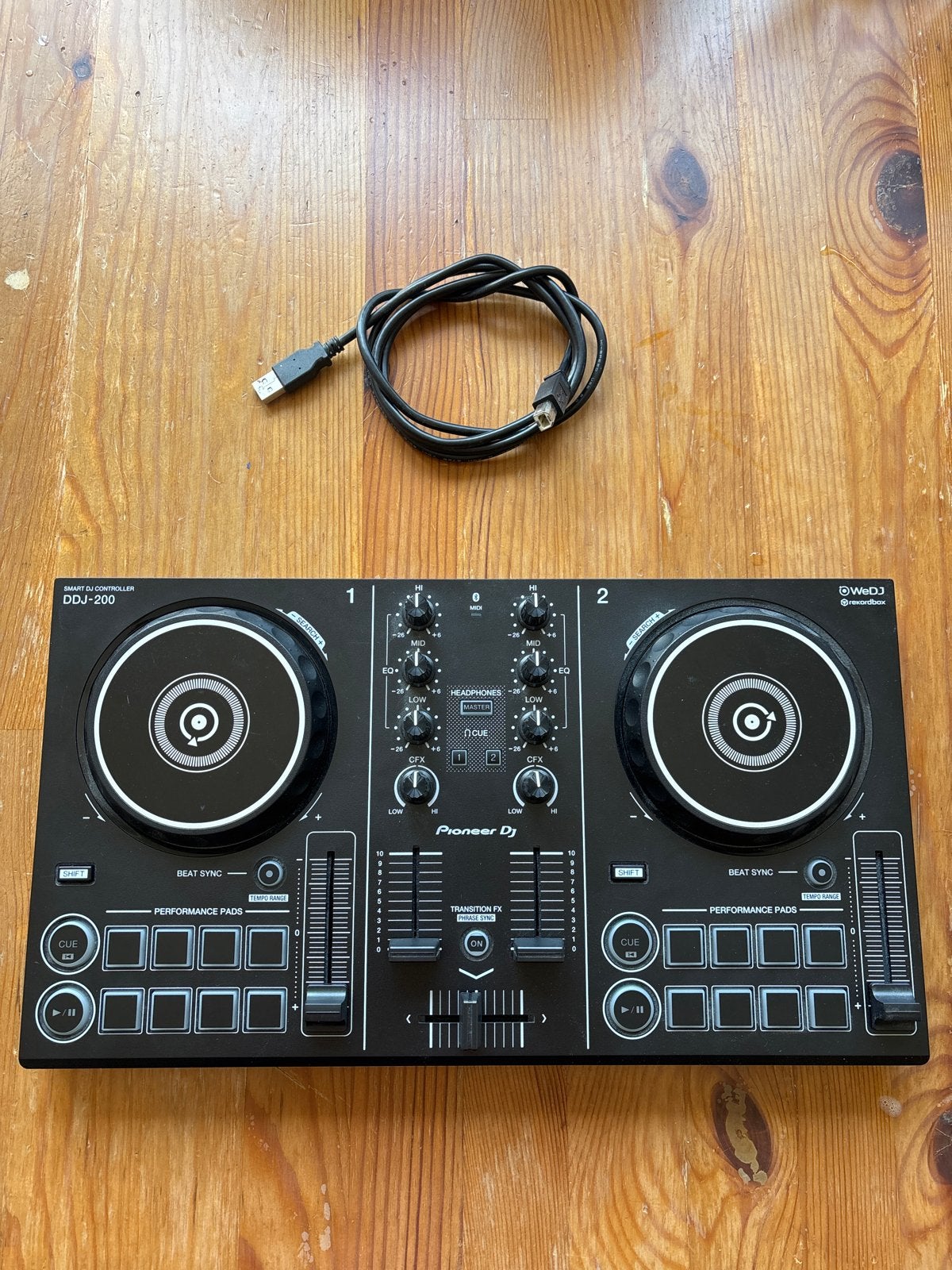 Pioneer DDJ-200 DJ-controller - Zo goed als nieuw, Muziek en Instrumenten, Dj-sets en Draaitafels, Ophalen, Zo goed als nieuw