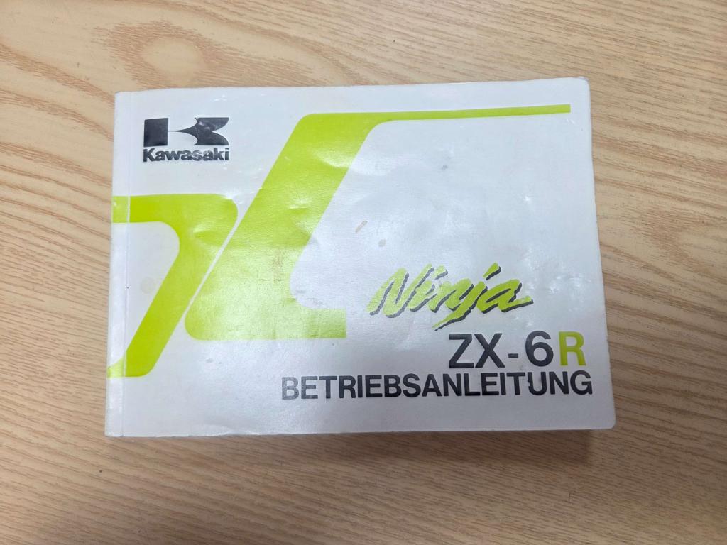 Instructieboekje handleiding Kawasaki Zx6r zx 6 r zx-6r 1996, Niet ingevuld, Gebruikt, Niet ingevuld, Ophalen of Verzenden