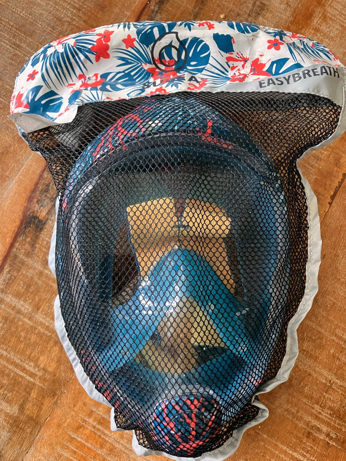 Easybreath snorkelmasker - Volgelaatsmasker, Watersport en Boten, Ophalen of Verzenden, Gebruikt, Duikbril of Snorkel