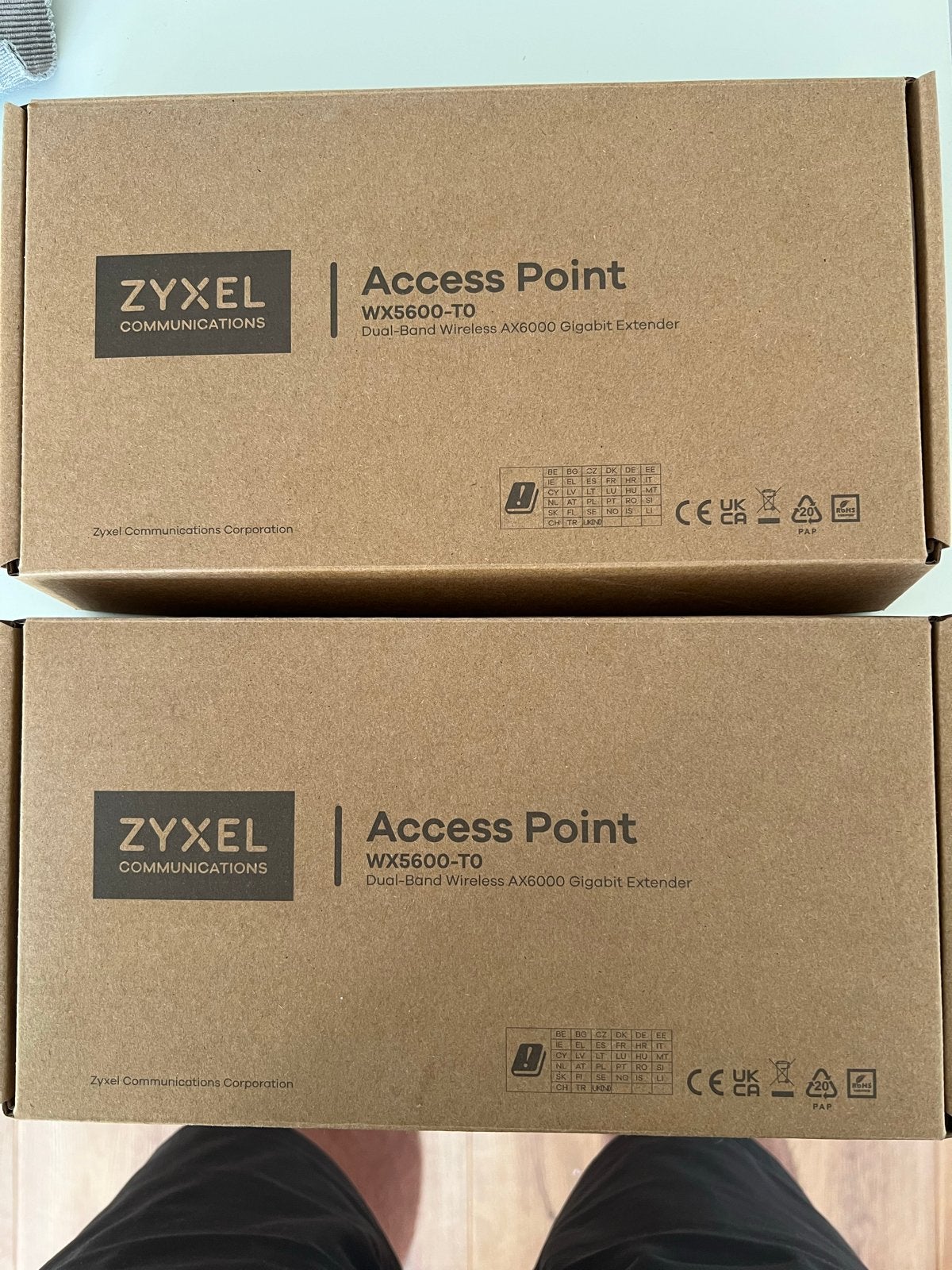 2x Zyxel WX5600-T0 Dual-Band Wireless AX6000 Gb Extender, Computers en Software, Ophalen, Zo goed als nieuw