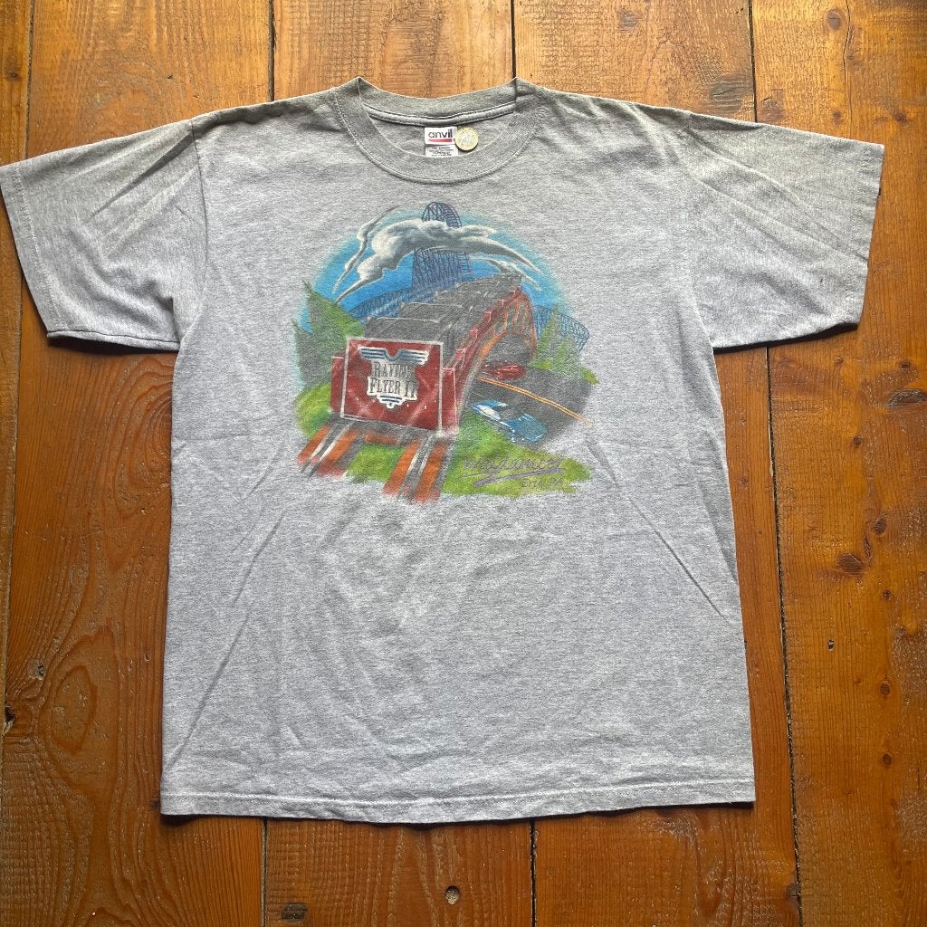 Ravine Flyer II T-shirt Anvil L - Waldameer Coaster  A-278, Maat 52/54 (L), Onbekend, Anvil, Onbekend