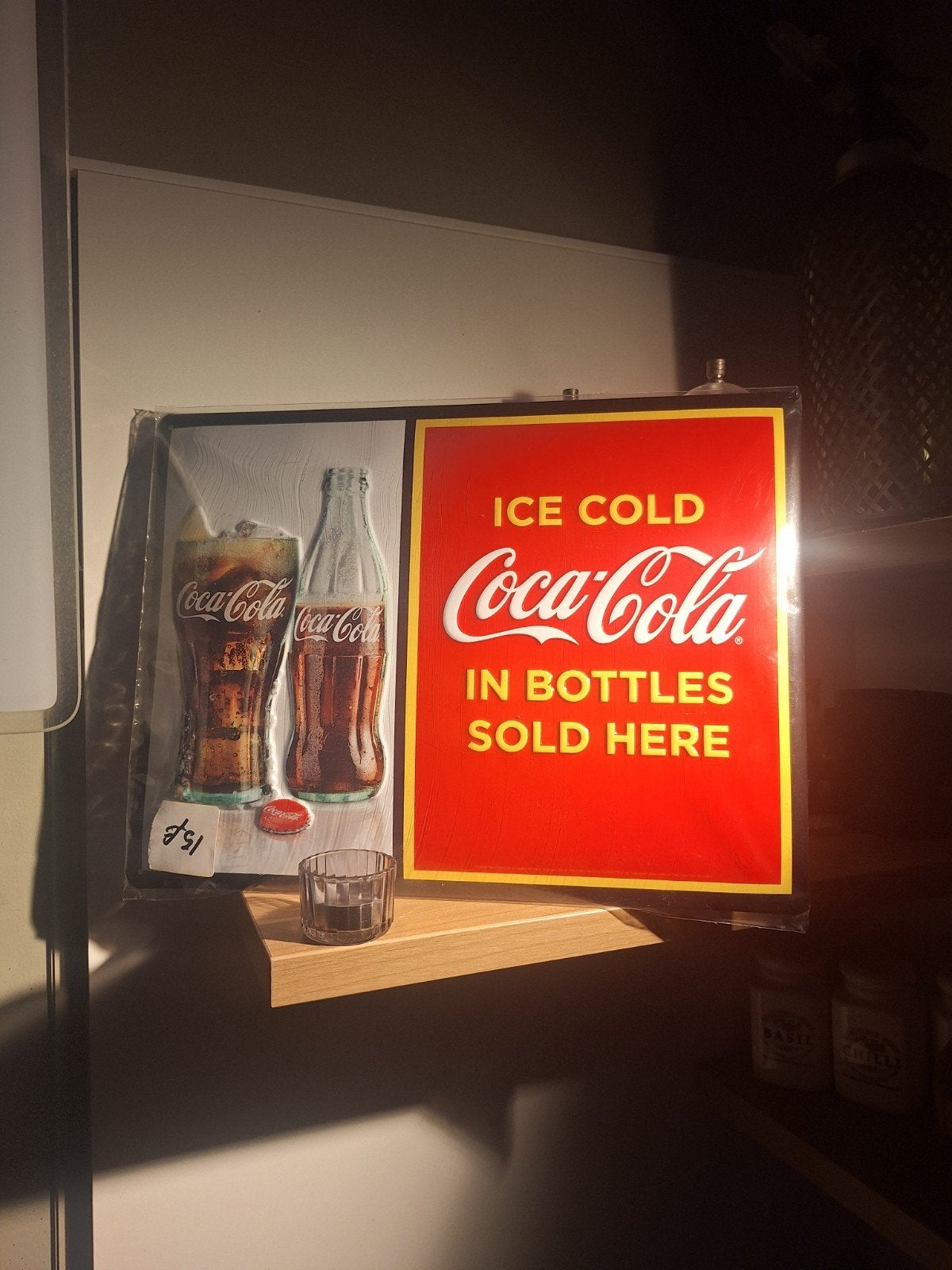 Vintage Coca-Cola Reclamebord - 30x40 cm, Ophalen of Verzenden