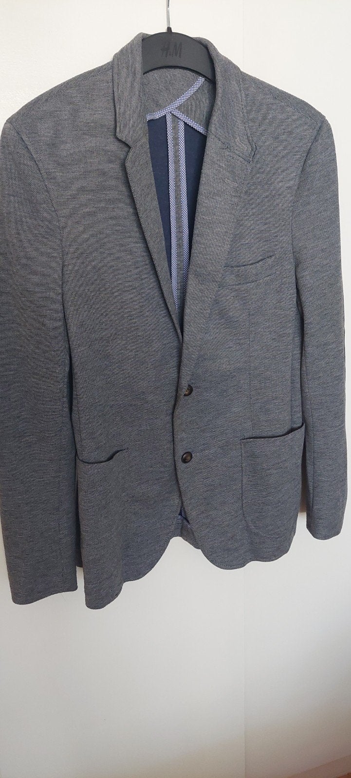 Zara Man Blazer met elleboogstukken - Maat 50 (M), Maat 48/50 (M), Ophalen of Verzenden, Zo goed als nieuw, Zara Man