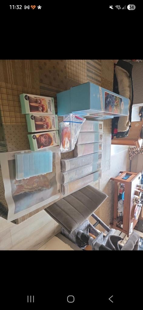 Grote partij Diamond Painting sets en accessoires, Hobby en Vrije tijd, Knutselen, Nieuw, Meerkleurig, Ophalen of Verzenden, Kunststof