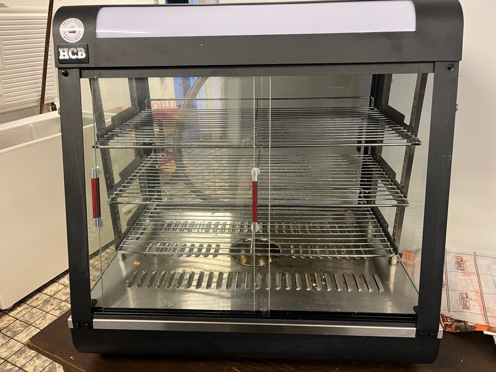 HCB Warmhoudvitrine - Perfect voor horeca, Zakelijke goederen, Ophalen, Gebruikt, Overige typen