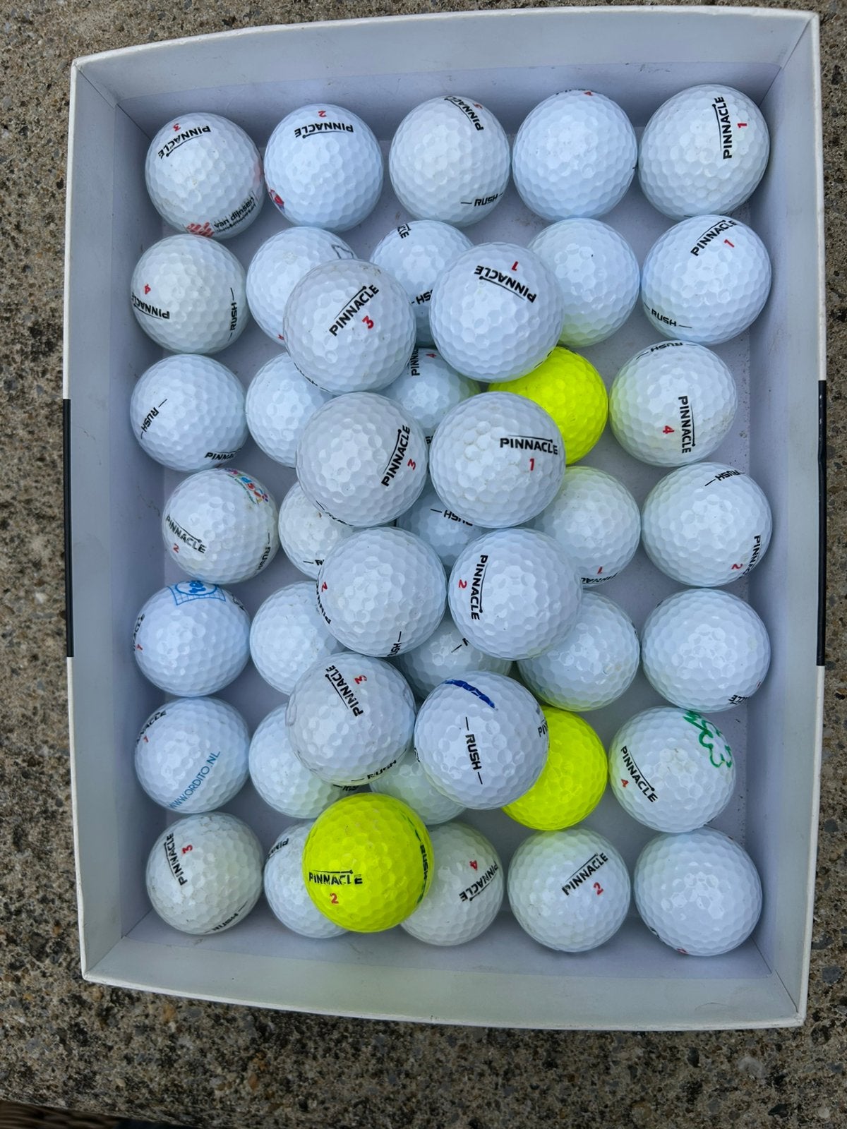44 Pinnacle Rush golfballen, Ophalen of Verzenden, Zo goed als nieuw, Bal(len)
