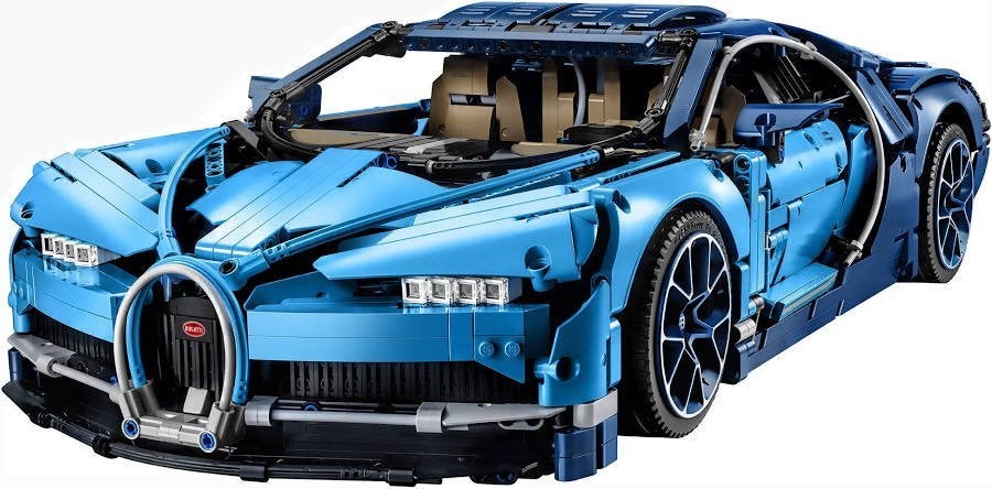 Lego Technic Bugatti, Porsche, Land Rover + Lego Krokodil, Ophalen, Lego, Inclusief instructies, Zo goed als nieuw