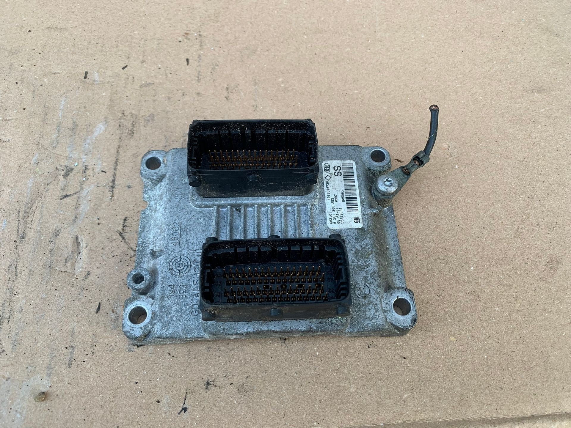 ecu opel corsa C 1.2 16V Z12XEP 55352622 computer motor, Gebruikt, -, -, Opel