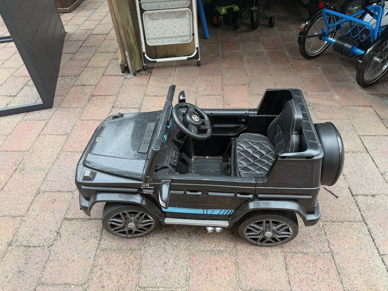 Kinder accu auto Mercedes G-klasse AMG, Ophalen, Gebruikt