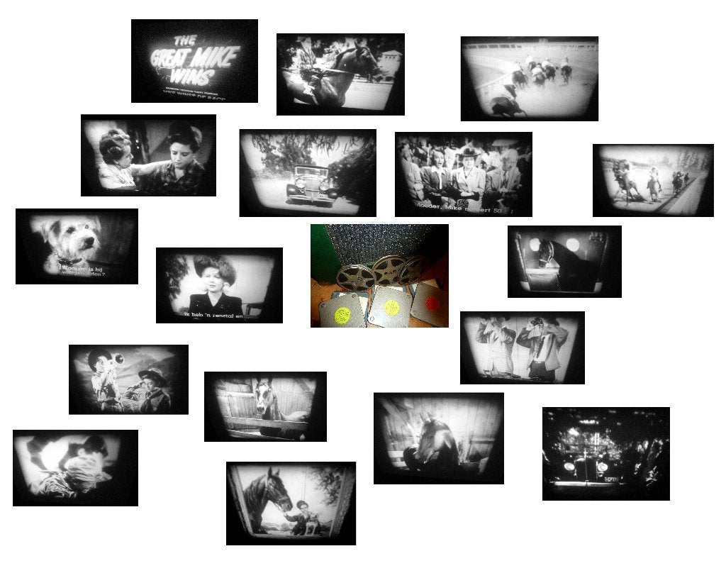 8mm film N8 THE GREAT MIKE WINS - silent zw w 1944, Audio, Tv en Foto, Filmrollen, Ophalen of Verzenden, 8mm film