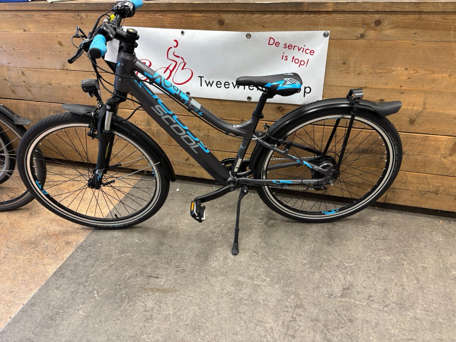 Scool E-trox 26” elektrische jongens fiets, Scool, Velgrem, Scool, Versnellingen