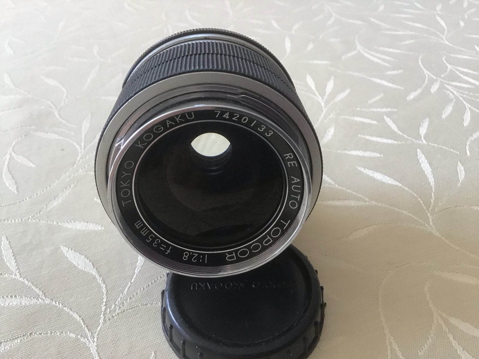 Topcor RE Auto 35mm f/2.8 lens met case, Overige merken, Gebruikt, Overige vattingen, Handmatige focus