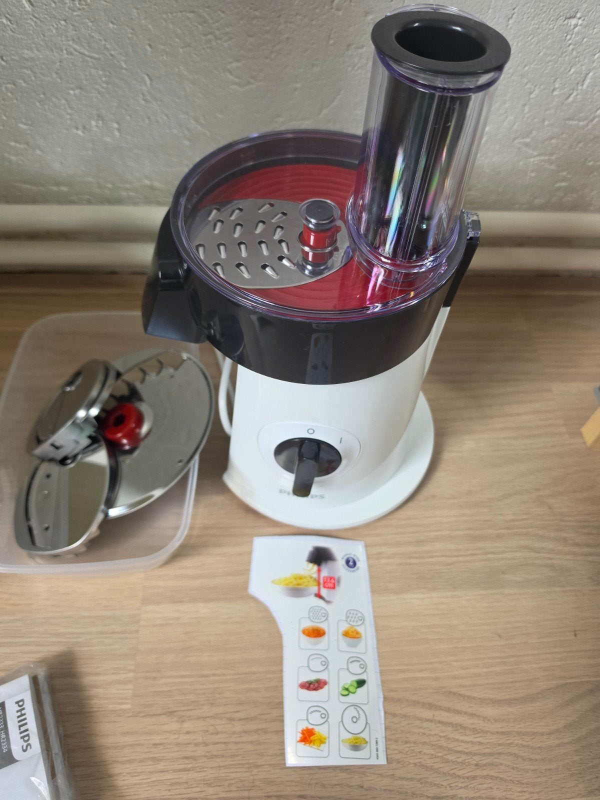 philips Keukenmachine HR1388, Ophalen of Verzenden, Zo goed als nieuw, 3 snelheden of meer