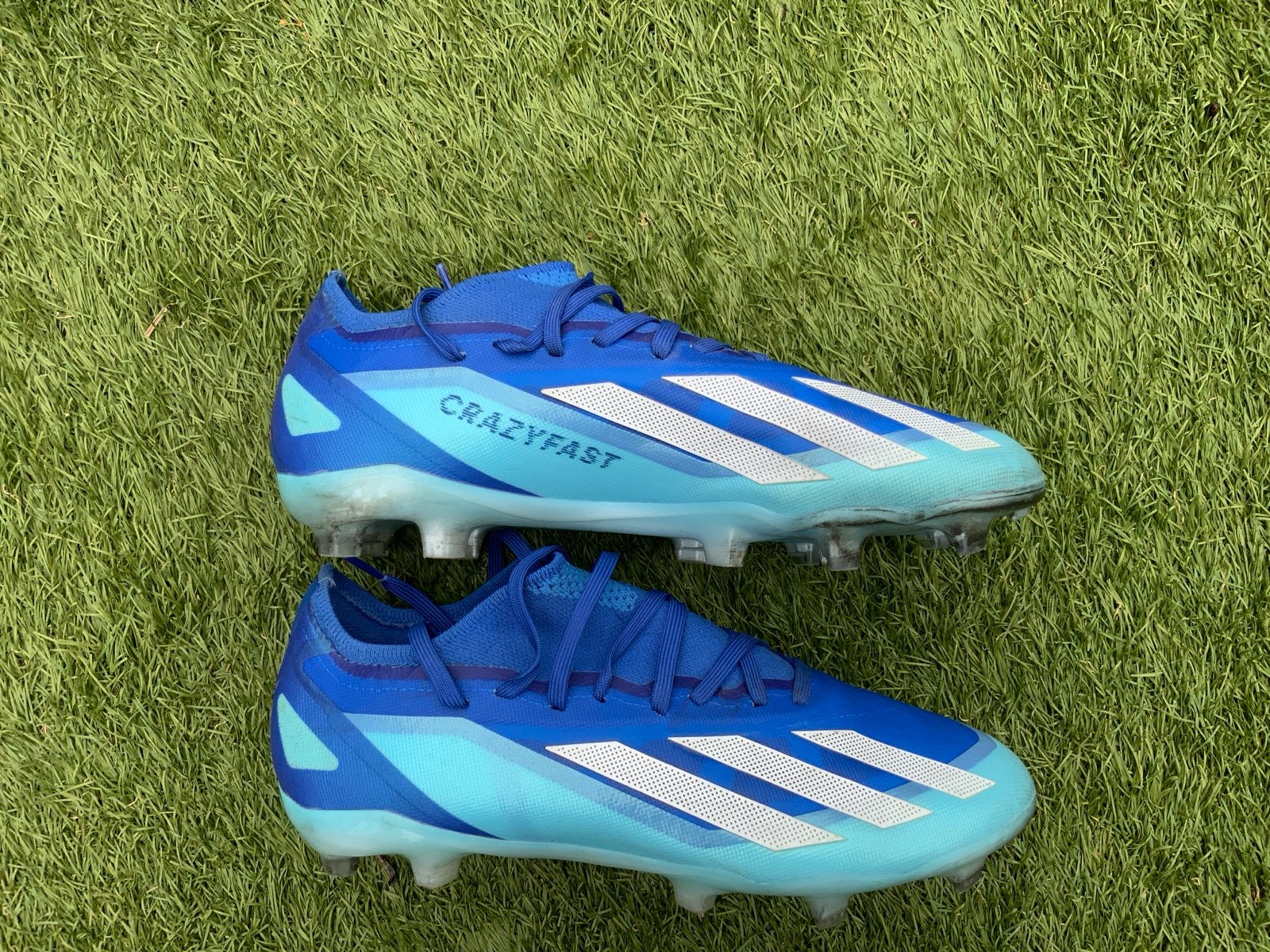 Adidas Crazyfast voetbalschoenen - Blauw maat 40 2/3, Maat XS of kleiner, Schoenen, Ophalen of Verzenden, Zo goed als nieuw