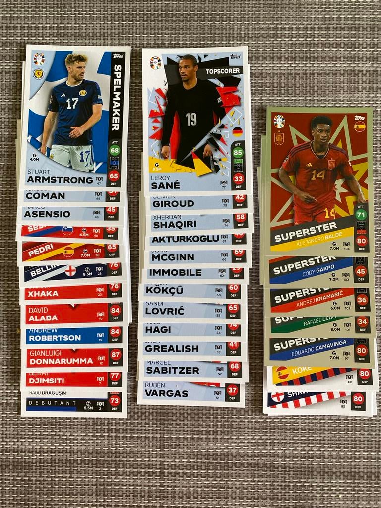 Topps Match Attax UEFA Euro 2024 Duitsland (LIDL) kaarten, Ophalen of Verzenden, Zo goed als nieuw, Overige sporten, Spelerskaart