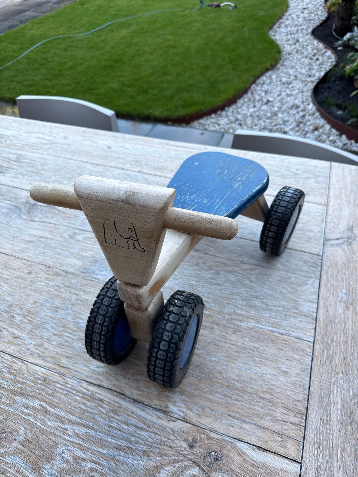 Houten loopfietsje voor de allerkleinsten, Ophalen, Gebruikt, Loopfiets