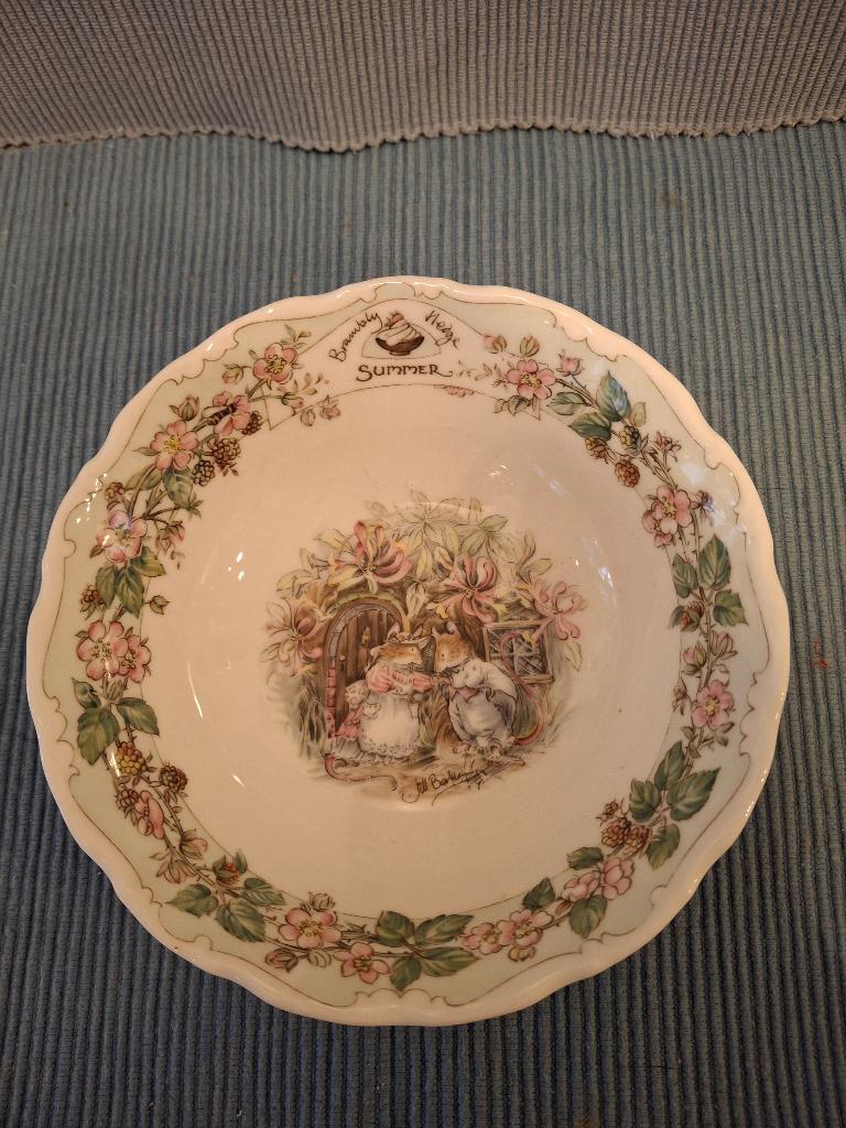 Royal Doulton - Brambly Hedge - Summer - aardewerk schaaltje, Antiek en Kunst, Ophalen of Verzenden