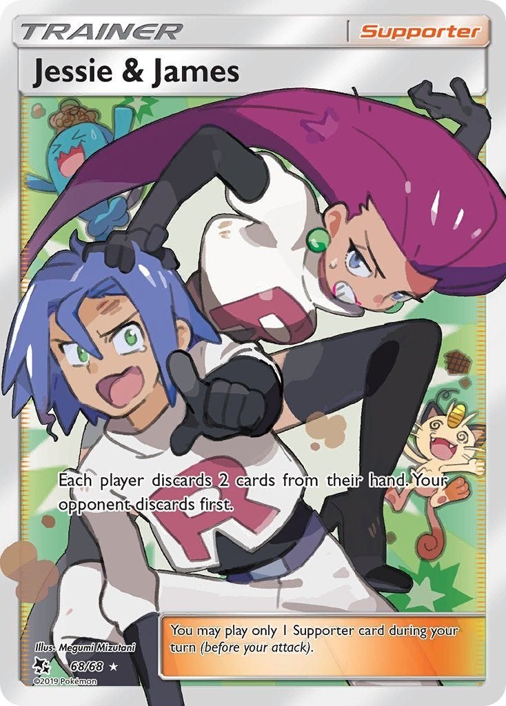 Sun & Moon Series » Hidden Fates » Jessie & James 68/68, Ophalen of Verzenden, Nieuw, Losse kaart
