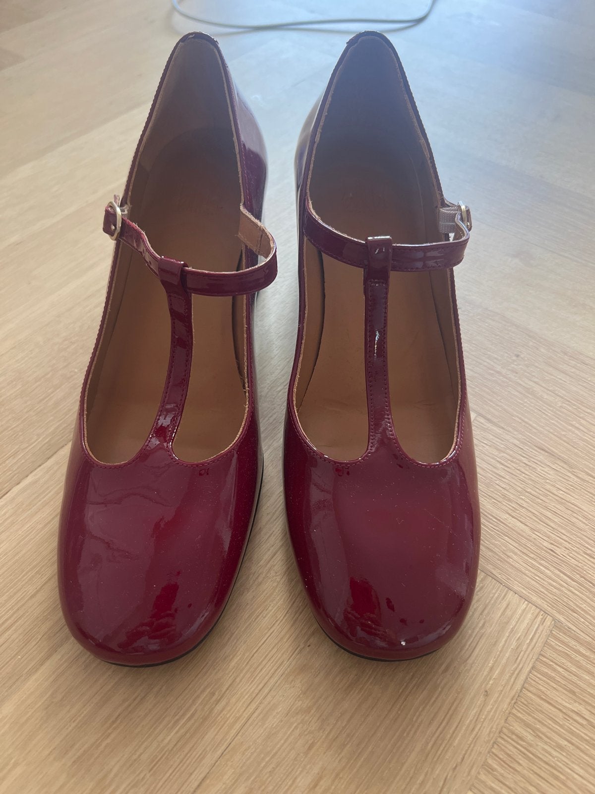 Billi Bi Copenhagen Mary Janes - Maat 39, Ophalen, Zo goed als nieuw, Rood, Schoenen met lage hakken