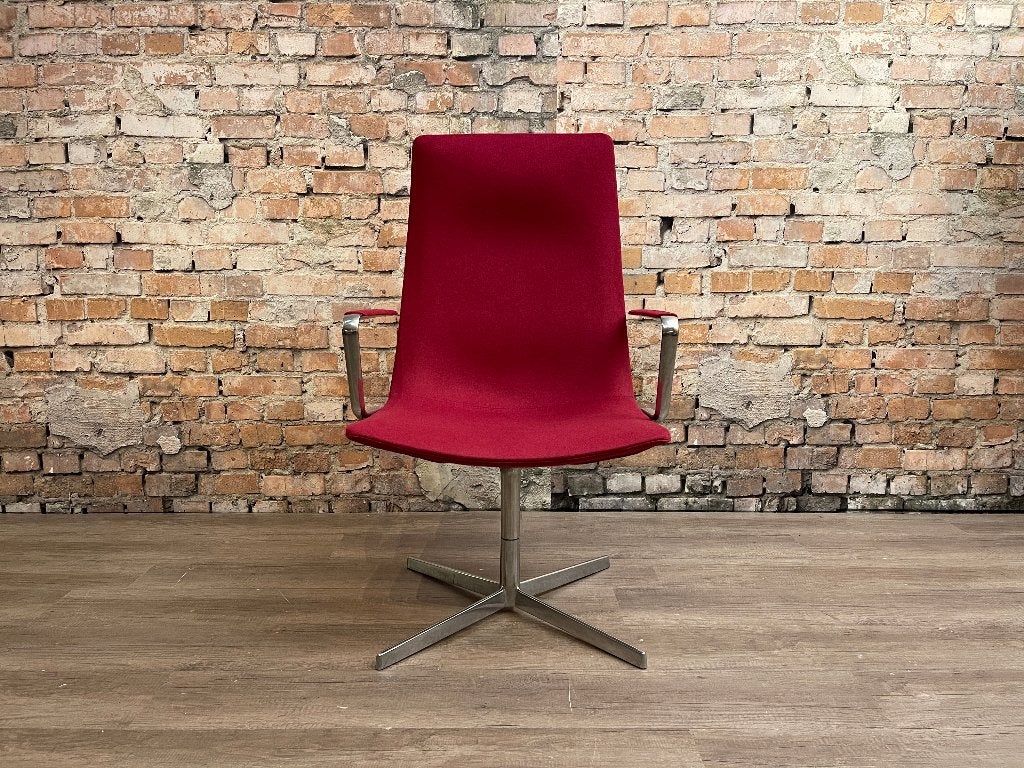 Arper Catifa 60 – Rood stof | Lievore Altherr Molina, Ophalen, Hout, Design, Zo goed als nieuw