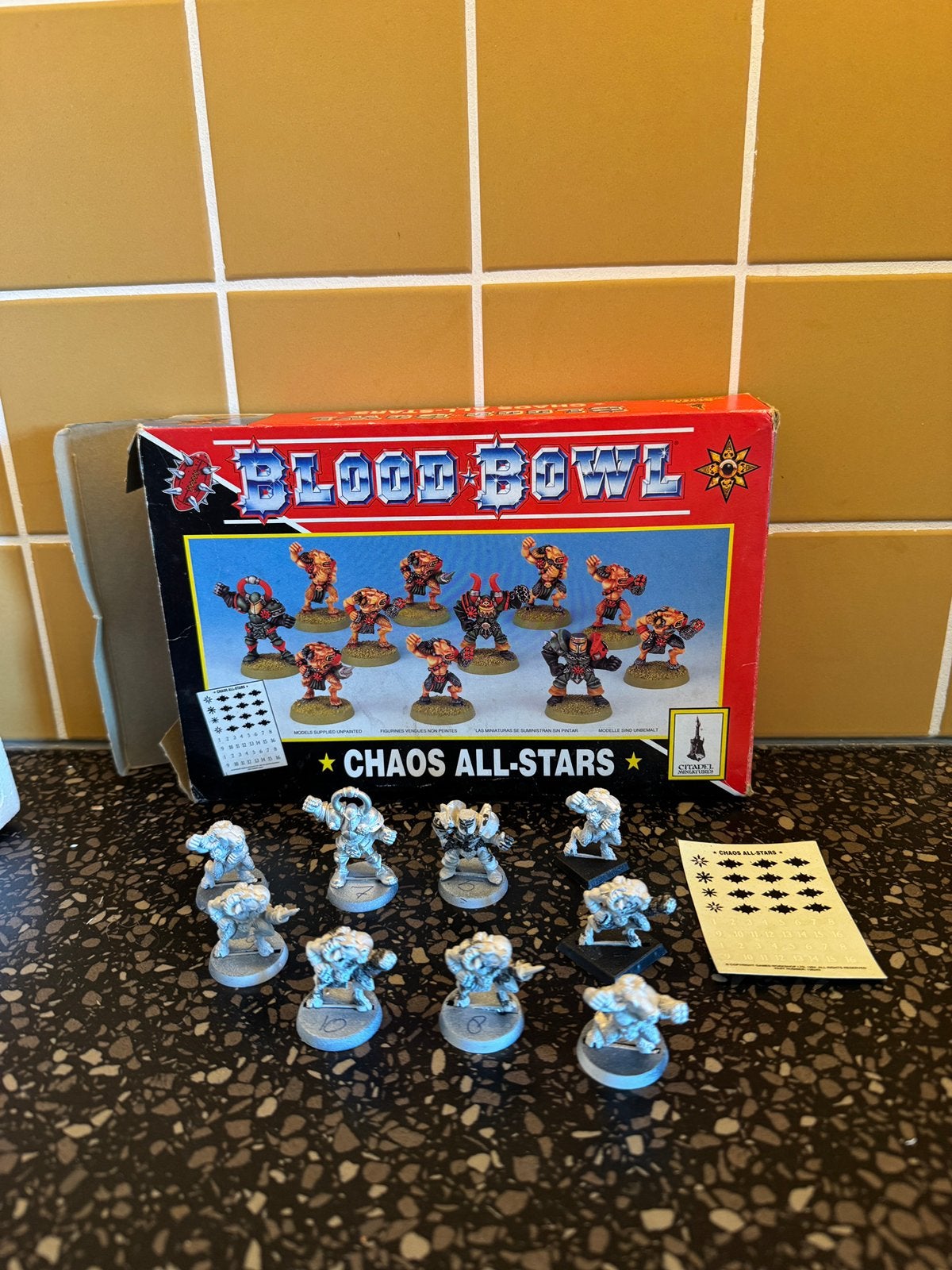 Games Workshop Blood Bowl Chaos All Stars, Gebruikt, Figuurtje(s), Overige soorten, Ophalen of Verzenden