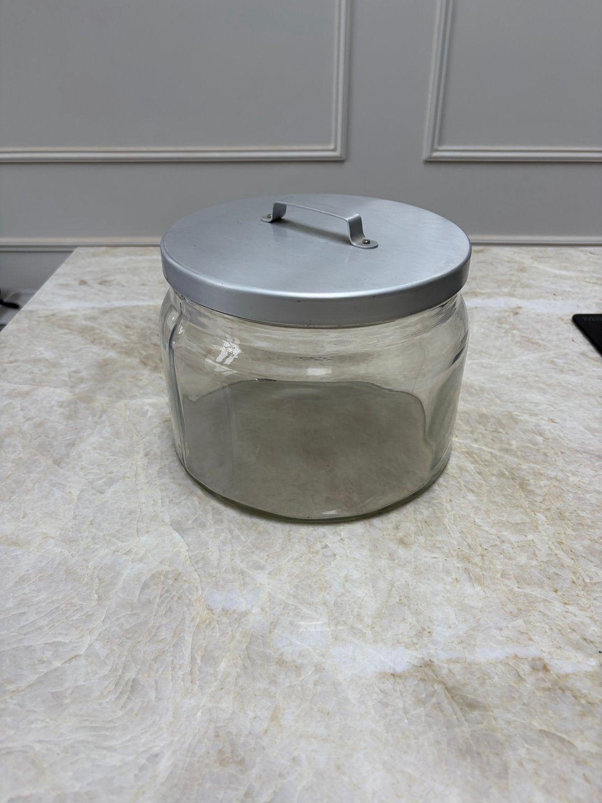 Ikea Burken voorraadpot met deksel, IKEA, Zilver, Ophalen of Verzenden, Voorraadpot