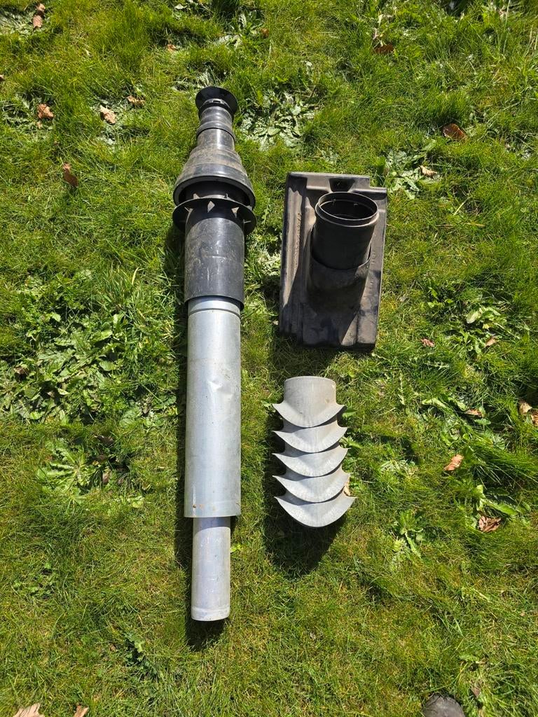 Dakdoorvoer voor ventilatie/afzuiging/schoorsteen, Ophalen of Verzenden, Gebruikt, Ventilator en Afzuiger