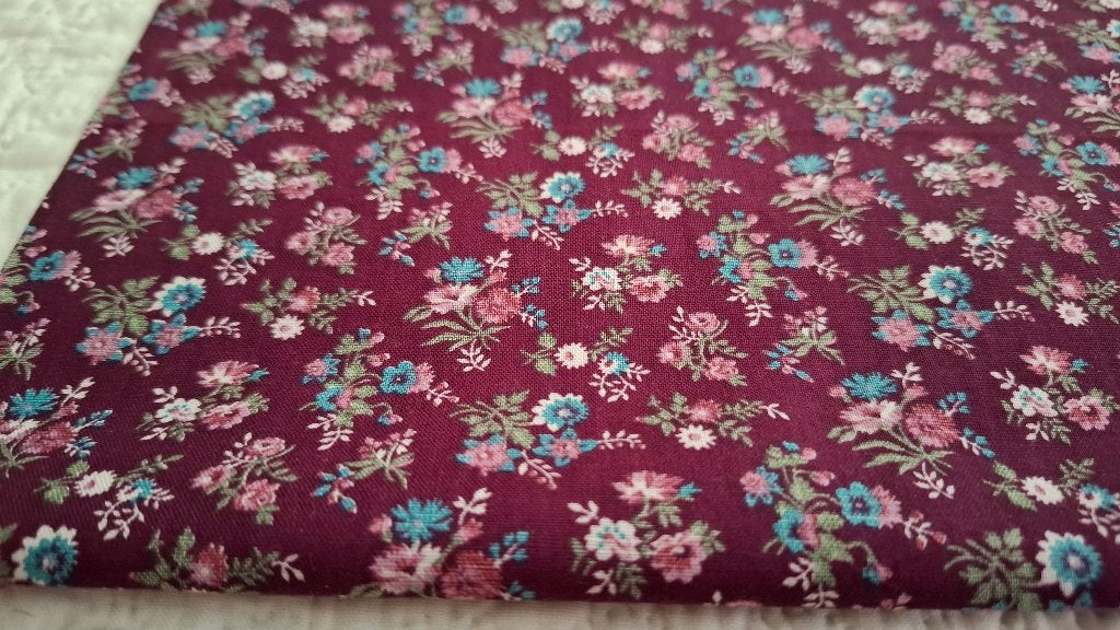 Mooie quiltstof, Paars, Ophalen of Verzenden, Zo goed als nieuw, 30 tot 120 cm