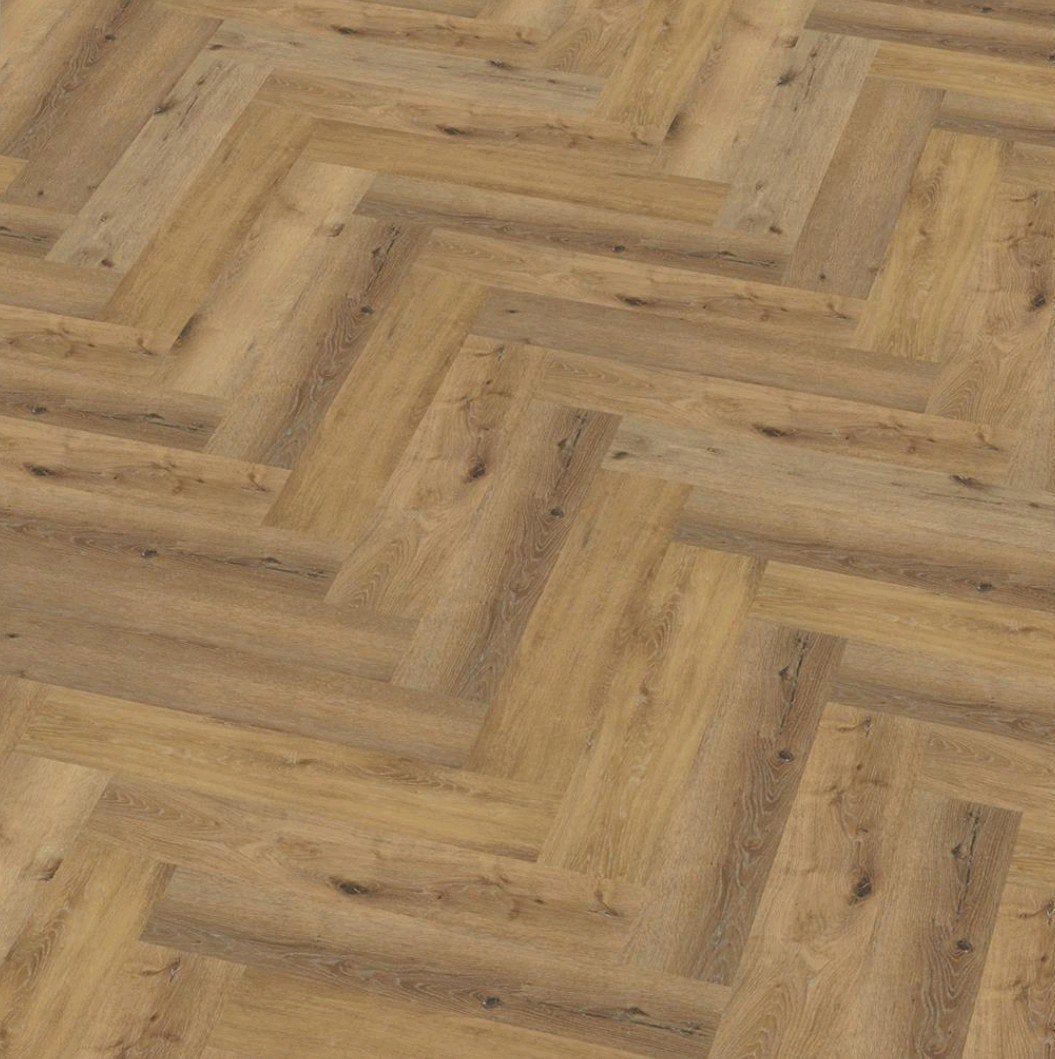 Ambiant Spigato Dark Oak 2504 pvc visgraat, Ophalen, Nieuw, 75 m² of meer, Overige typen