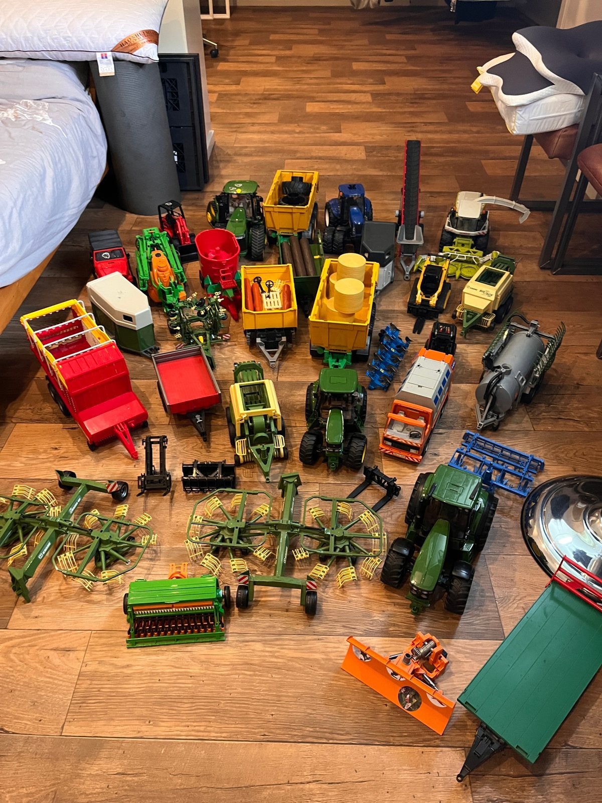 Bruder, speelgoed, trekker, tractor, hakselaar,, Ophalen, Zo goed als nieuw