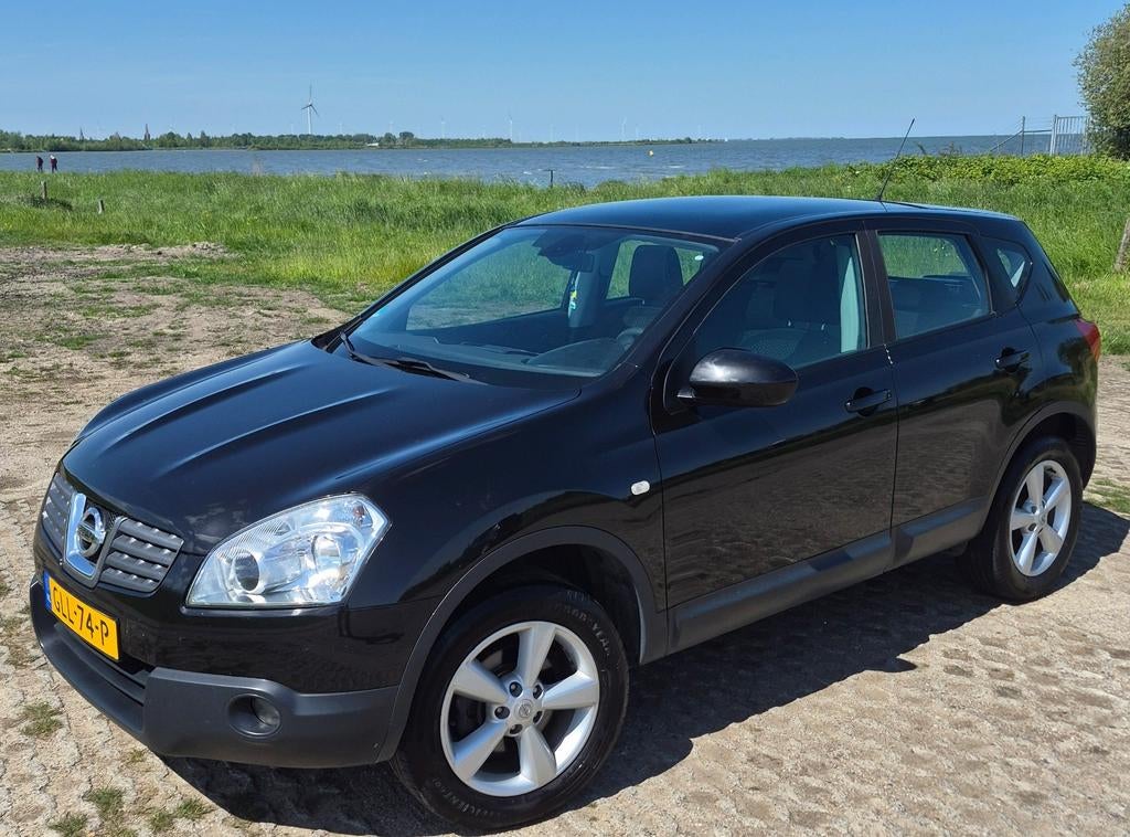 Nissan Qashqai 2.0 4WD CVT 2007 Zwart, Automaat, Stof, 1429 kg, Zwart