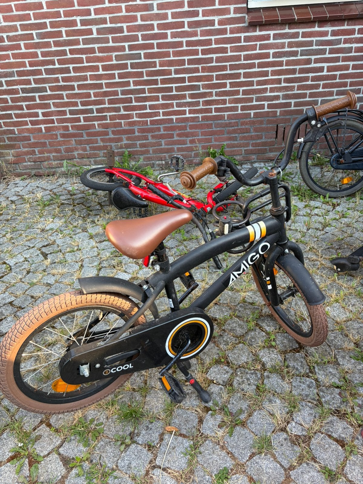 Amigo kinderfiets, Ophalen, Zo goed als nieuw, Staal, Minder dan 16 inch
