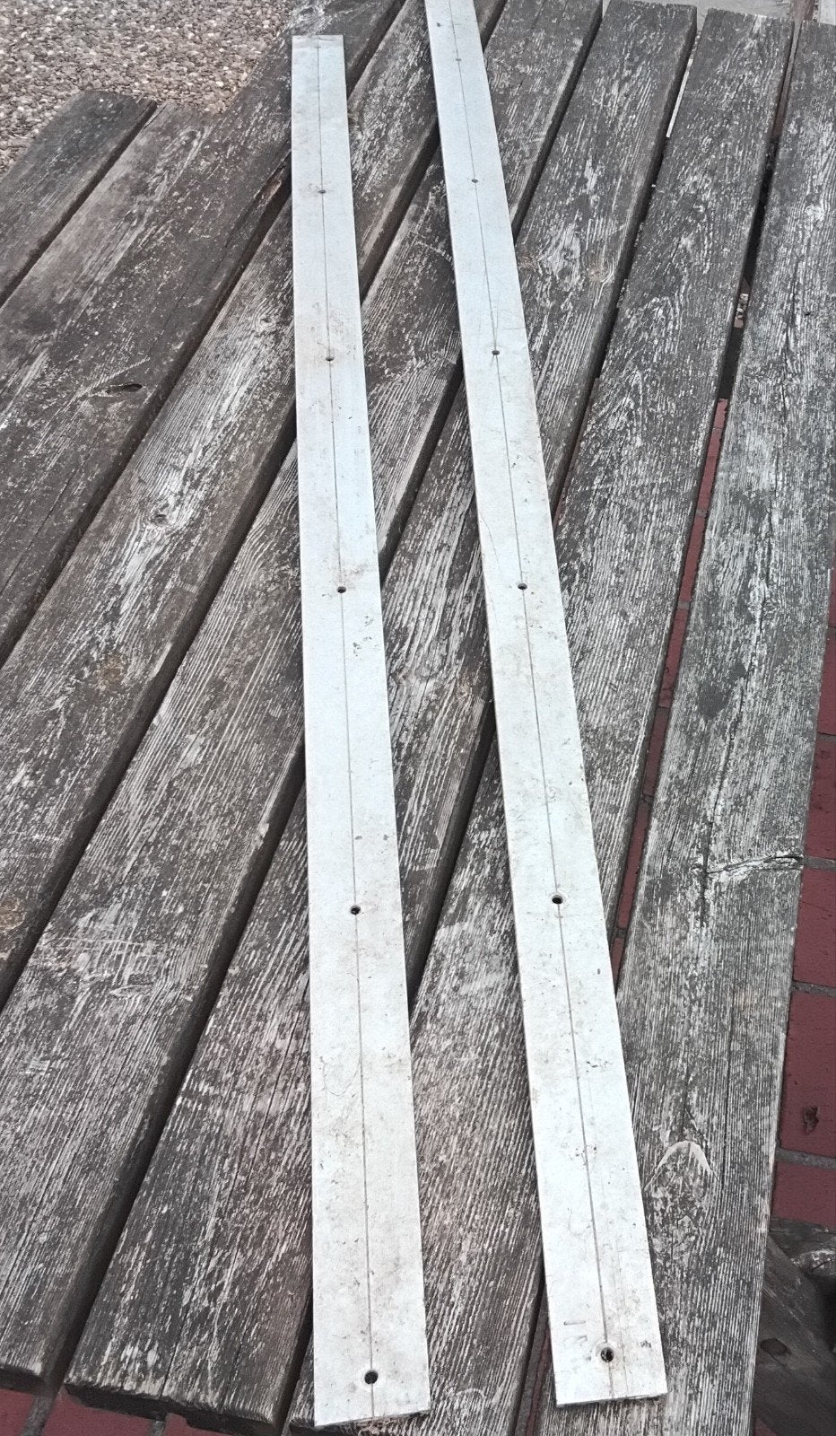 Kanaalplaat afdekprofiel aluminium, Ophalen, Gebruikt, 100 tot 250 mm, Overige typen