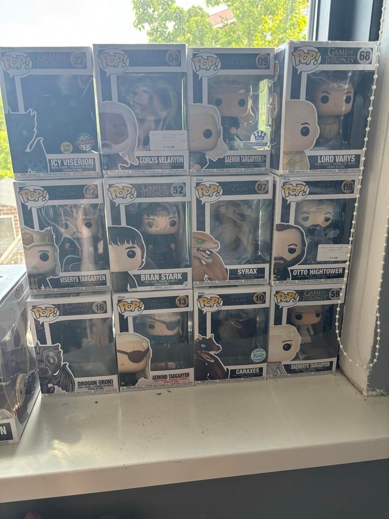 Grote collectie Funko Pop! Game of Thrones figuren, Verzamelen, Poppetjes en Figuurtjes, Ophalen, Zo goed als nieuw