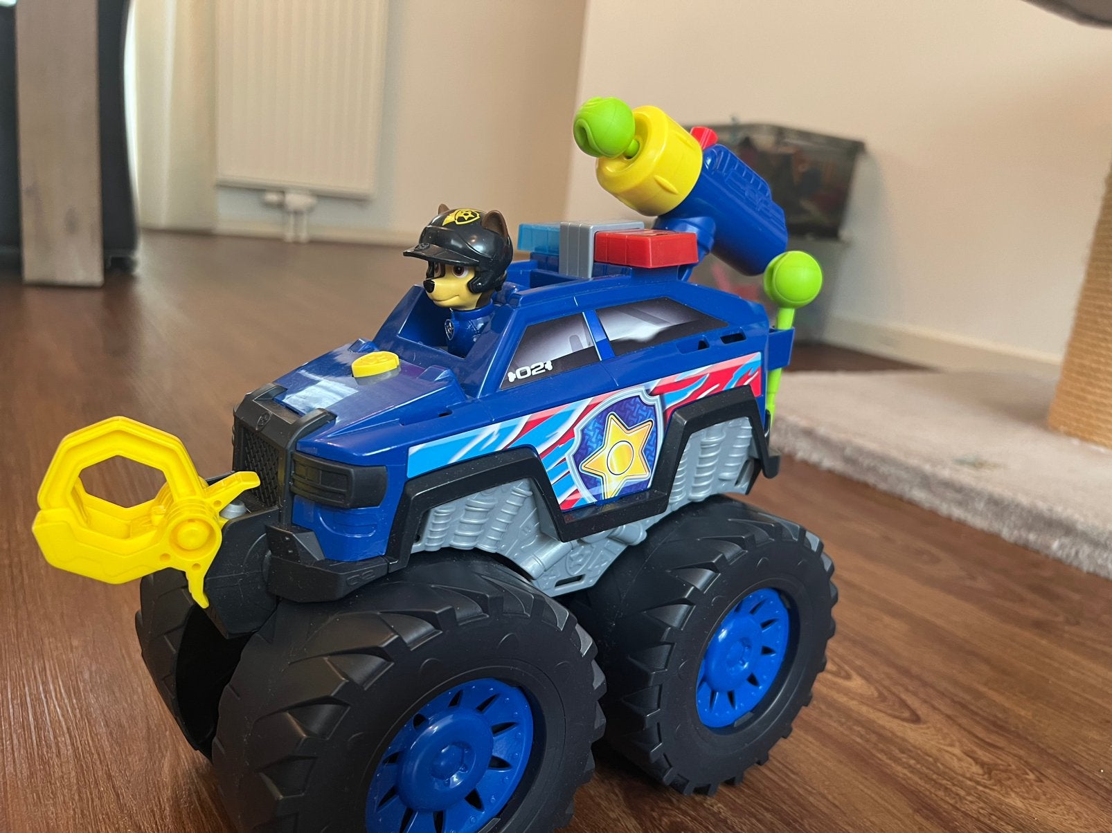 Paw patrol power haulin cruiser van Chase, Kinderen en Baby's, Ophalen of Verzenden, Zo goed als nieuw