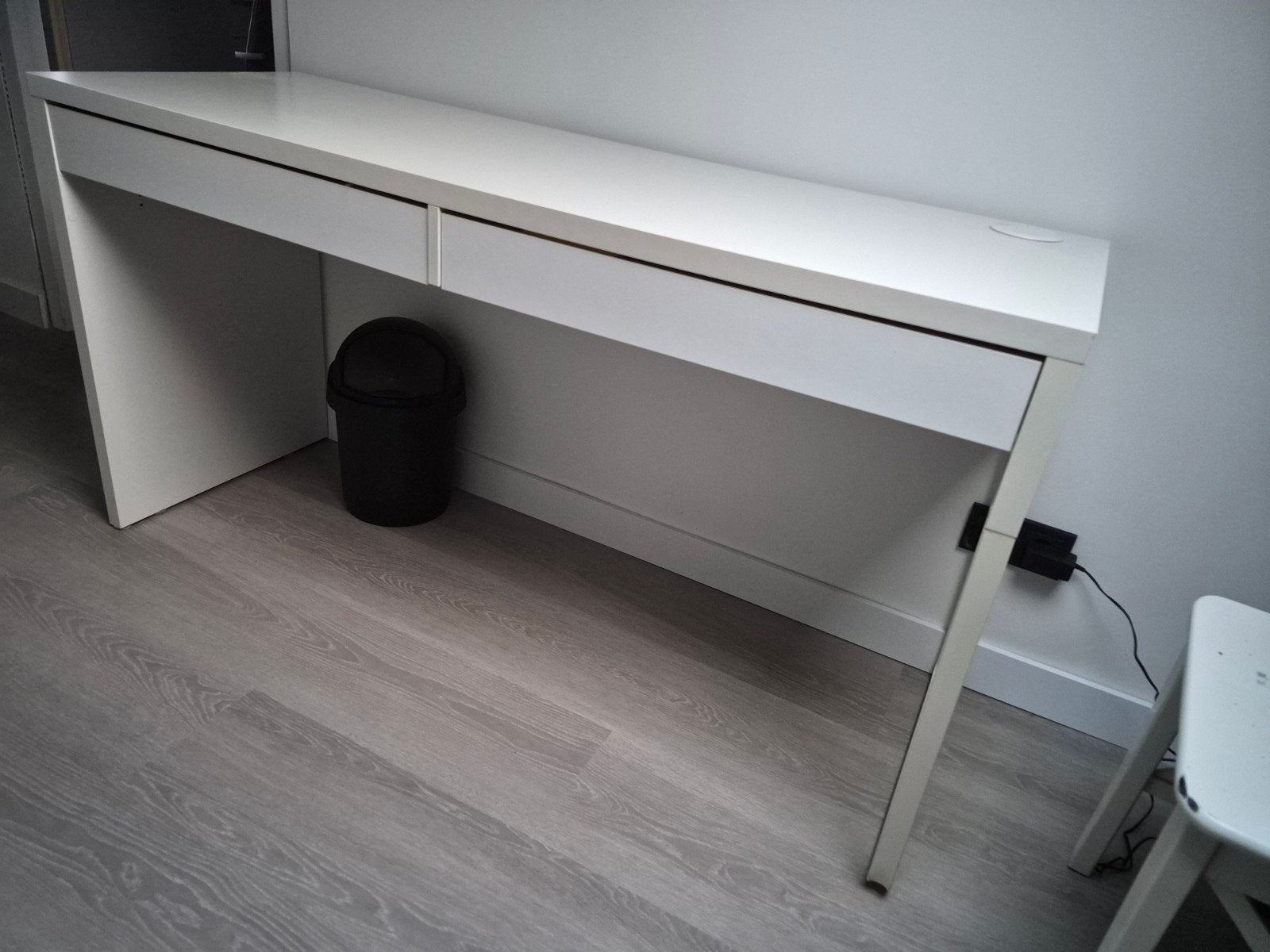 Micke Bureau 142x50x75, Ophalen, Gebruikt, IKEA, Wit