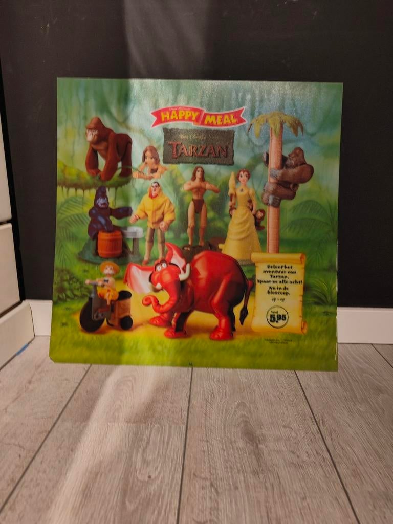 Vintage McDonald’s Disney Tarzan Happy Meal Display, Ophalen of Verzenden
