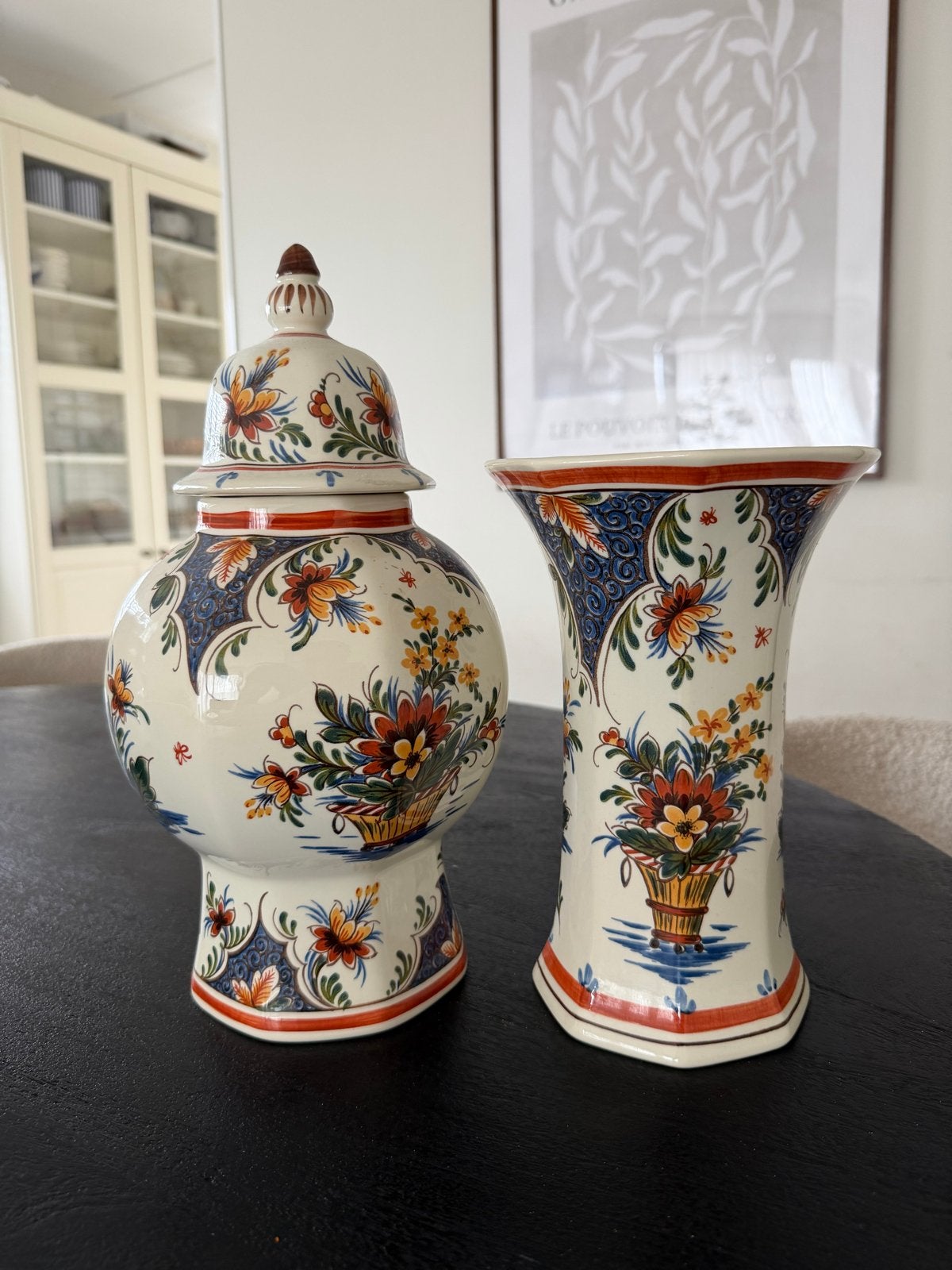 Zenith Mosa Polychroom Vazen - Set van 2, Antiek en Kunst, Ophalen