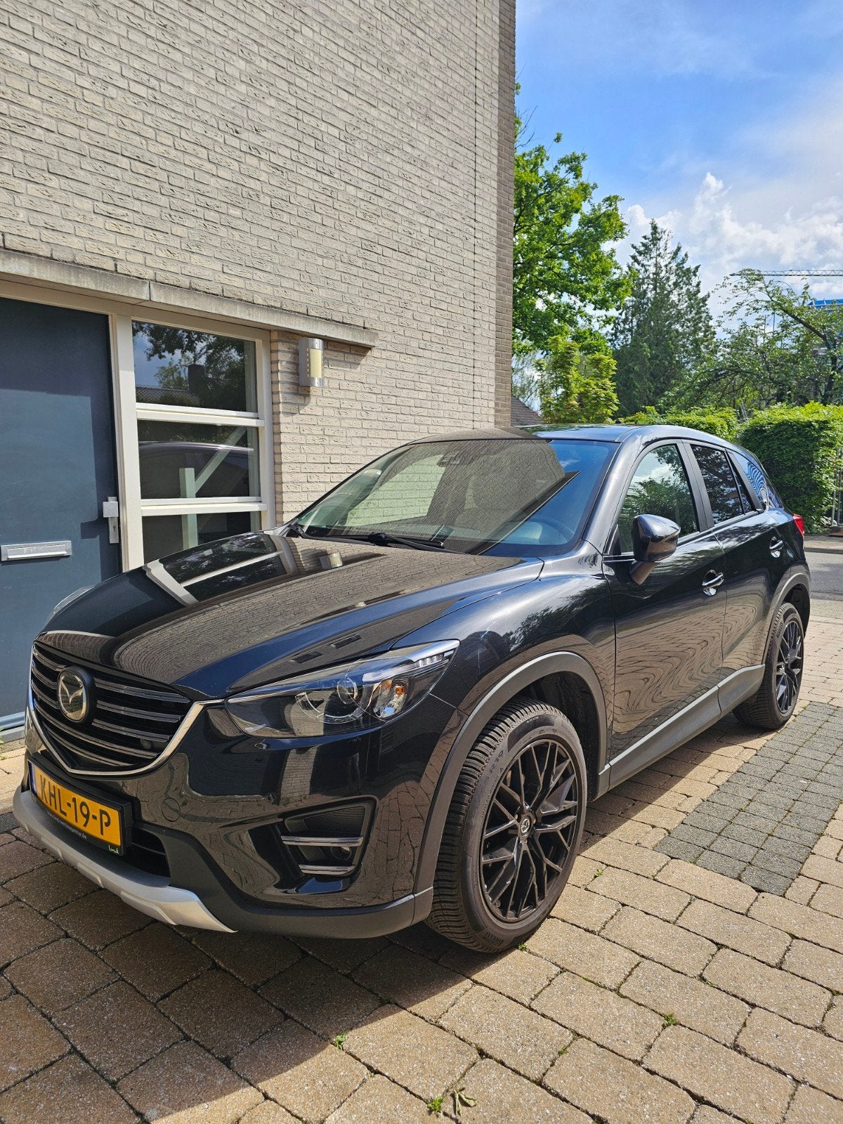 Mazda CX-5 2.5 SkyActiv-G 192 GT-M 4WD PANODAK/LEER/TREKHAAK, Auto's, Mazda, Automaat, Euro 6, Parkeerassistent, Zwart