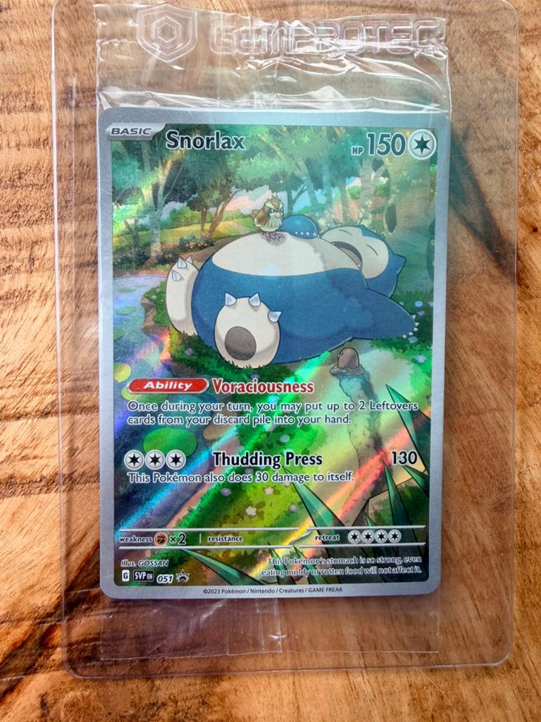 Snorlax Pokémon Kaart - SVPP 051 -, Ophalen of Verzenden, Zo goed als nieuw, Losse kaart