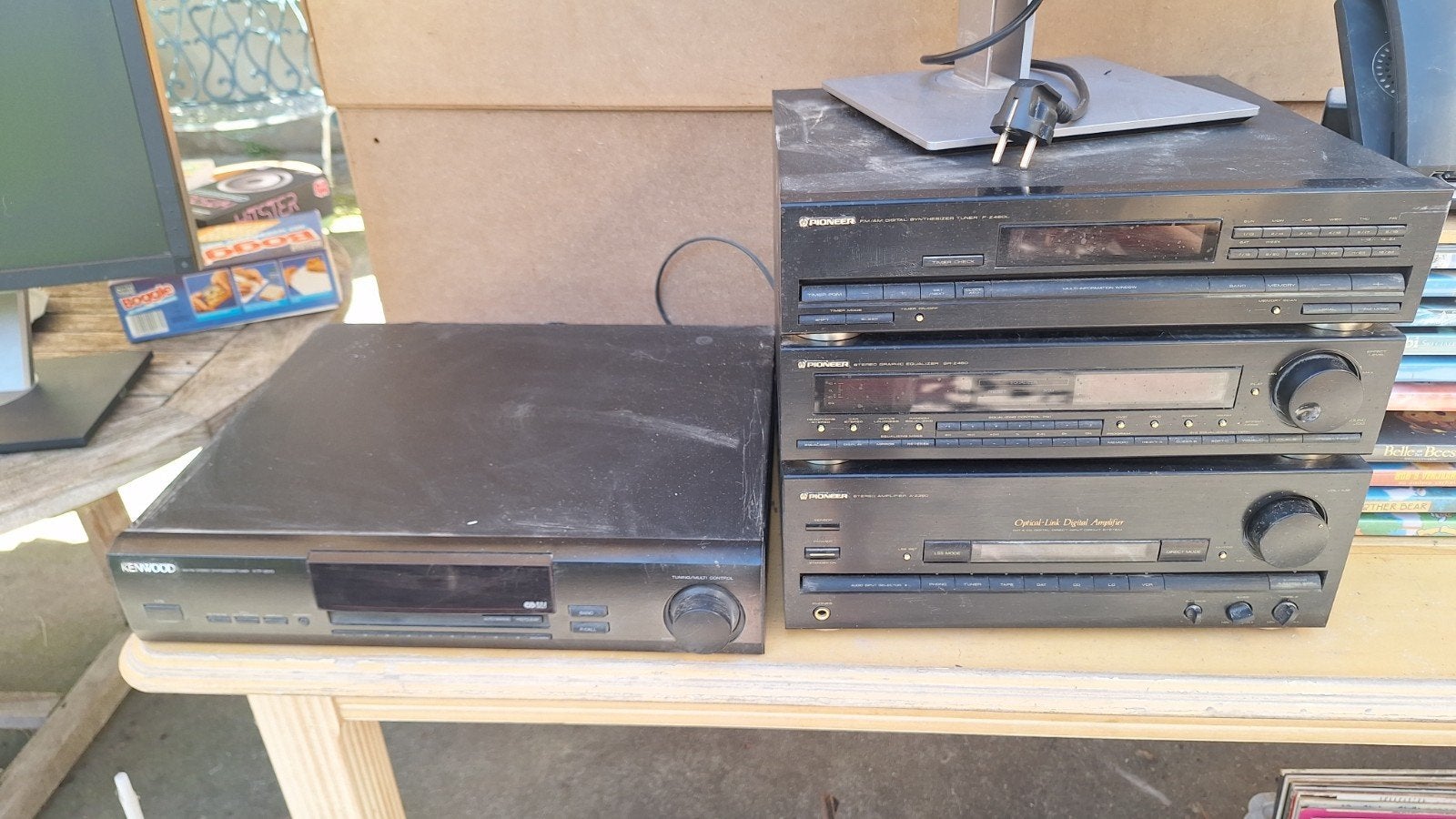 Stereoset en videospeler - Kenwood en Pioneer, Gebruikt, Pioneer, Tuner of Radio, Losse componenten