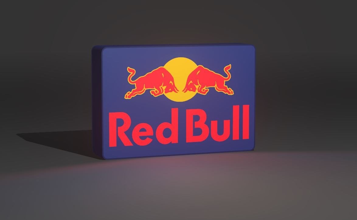 Nieuw Red Bull LED Logo - USB Aansluiting, 23 cm Diameter, Ophalen of Verzenden, Nieuw