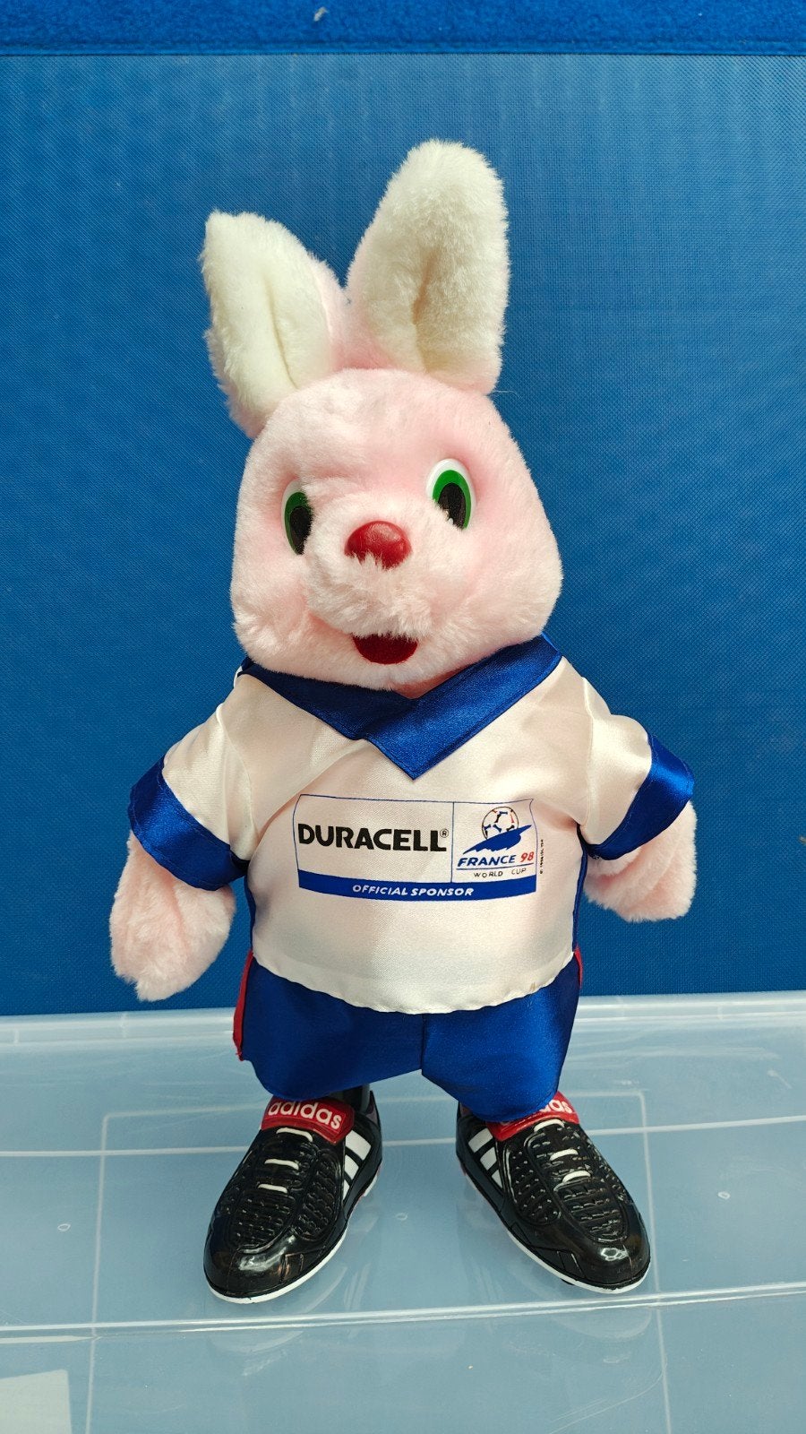 Duracell Konijn FIFA WK '98 Adidas, Ophalen of Verzenden