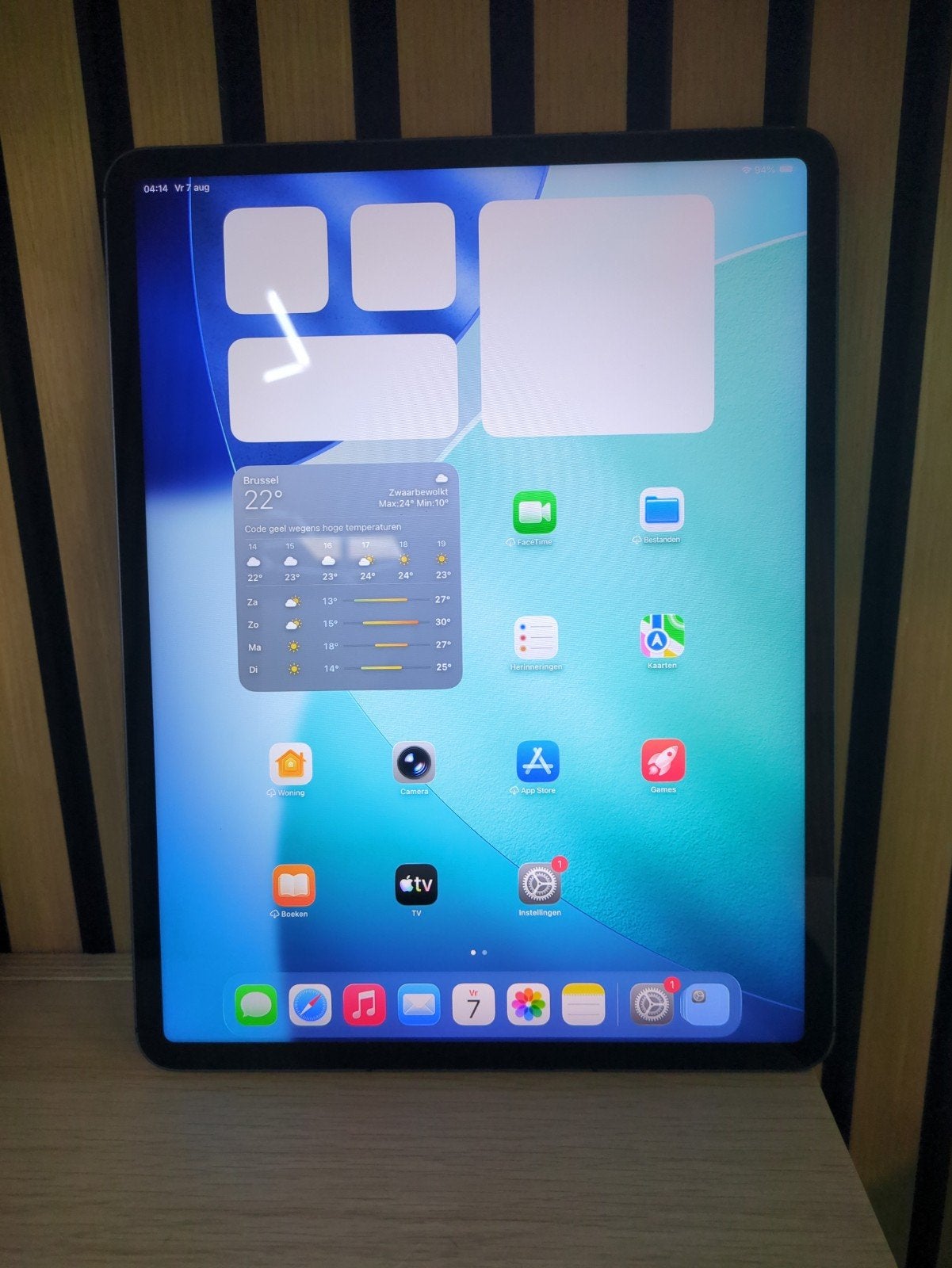 iPad Pro 12,9" 5e gen 256GB Cellulair (Accu 95%), Apple Inc., Ophalen of Verzenden, Zo goed als nieuw, IPad Pro 1