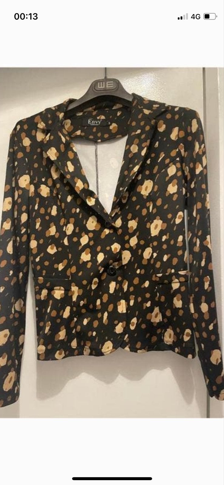 Envy Collection Jasje met Luipaardprint - Maat S, Ophalen, Meerkleurig, Zo goed als nieuw, Jasje