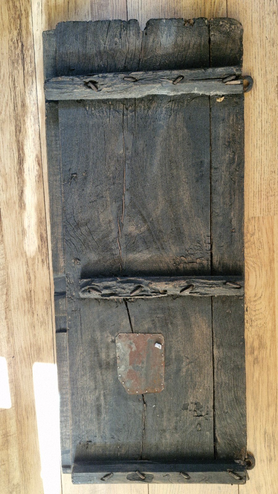 Antiek houten luik 40x93 cm, Ophalen